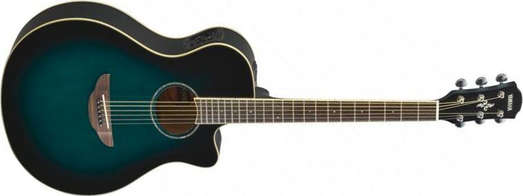 Yamaha Apx600 - Oriental Blue Burst - Electro acoustic guitar - Main picture