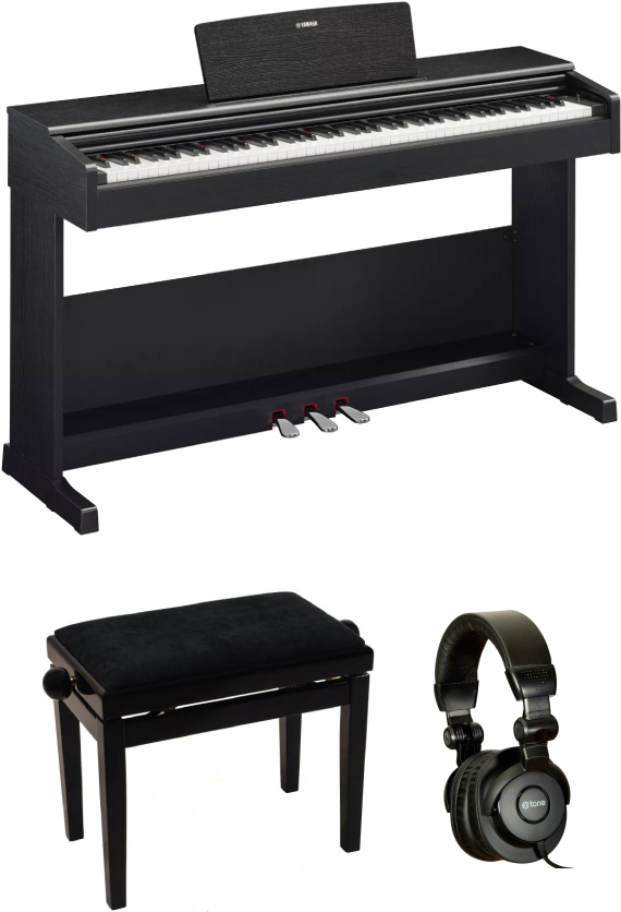 Yamaha Arius Ydp-105 Black  + + Banquette + Casque - Digital piano with stand - Main picture