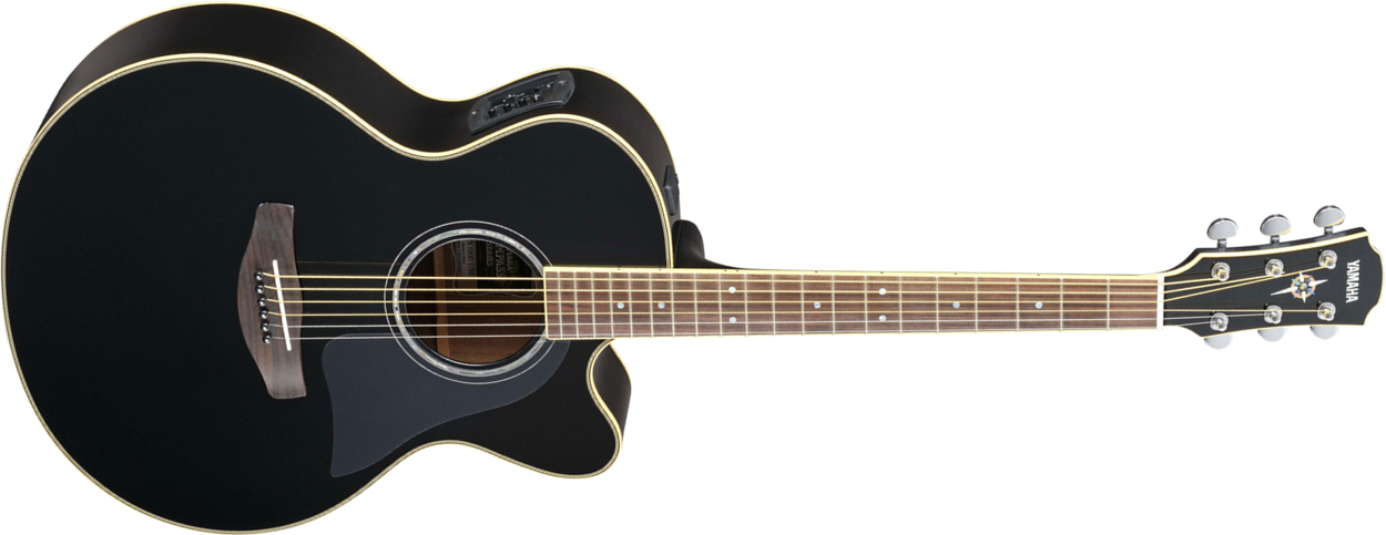 Yamaha Cpx 700 Ii - Black - Electro acoustic guitar - Main picture