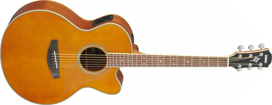 Yamaha Cpx700ii Jumbo Cw Epicea Nato Rw - Tinted - Acoustic guitar & electro - Main picture