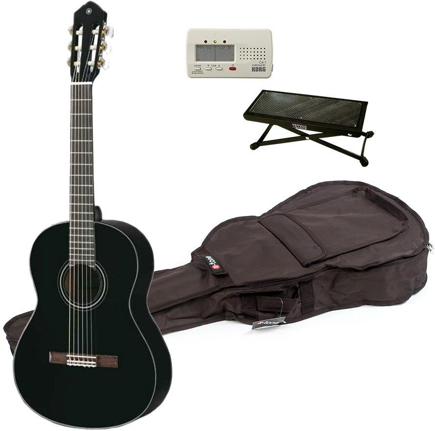 Classical guitar set Yamaha CS40 II +Accordeur+Housse+Repose-Pied - Natural gloss