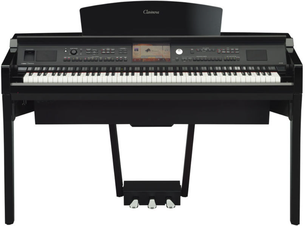 Yamaha Cvp-709pe - Laqué Noir - Digital piano with stand - Main picture