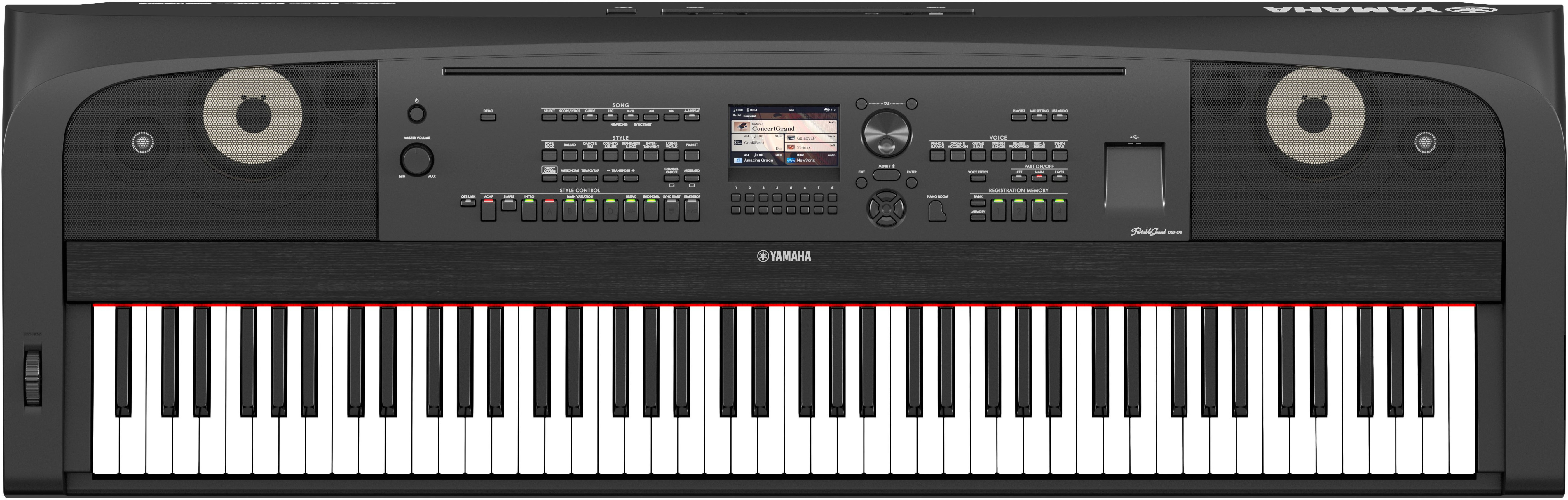 Yamaha Dgx 670 B - Entertainer Keyboard - Main picture