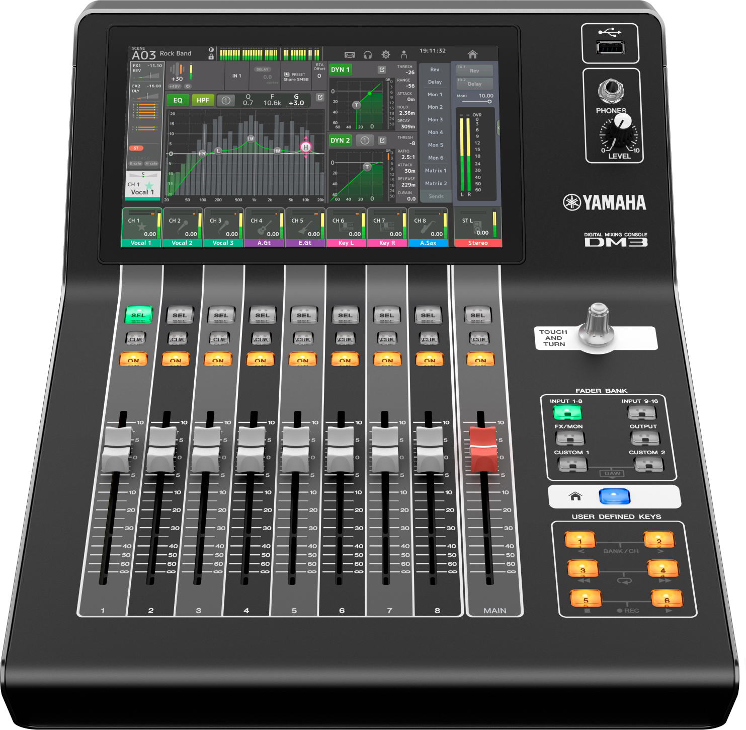 Yamaha Dm 3 - Digital mixing desk - Main picture