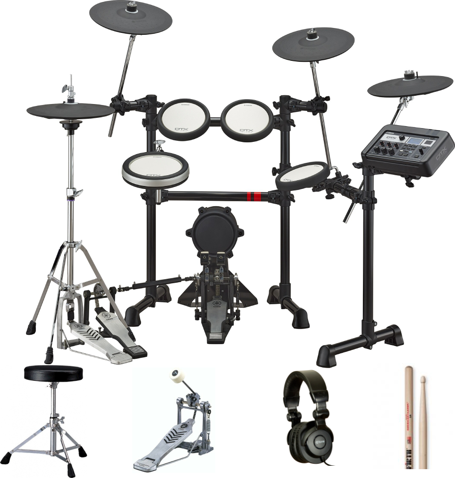 Yamaha Dtx6k3-x Bundle Complet - X-hp1 + Ds550u + Fp2710a + Vic5a - Electronic drum kit & set - Main picture