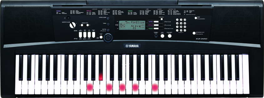 Yamaha piano keyboard ez 220 deals
