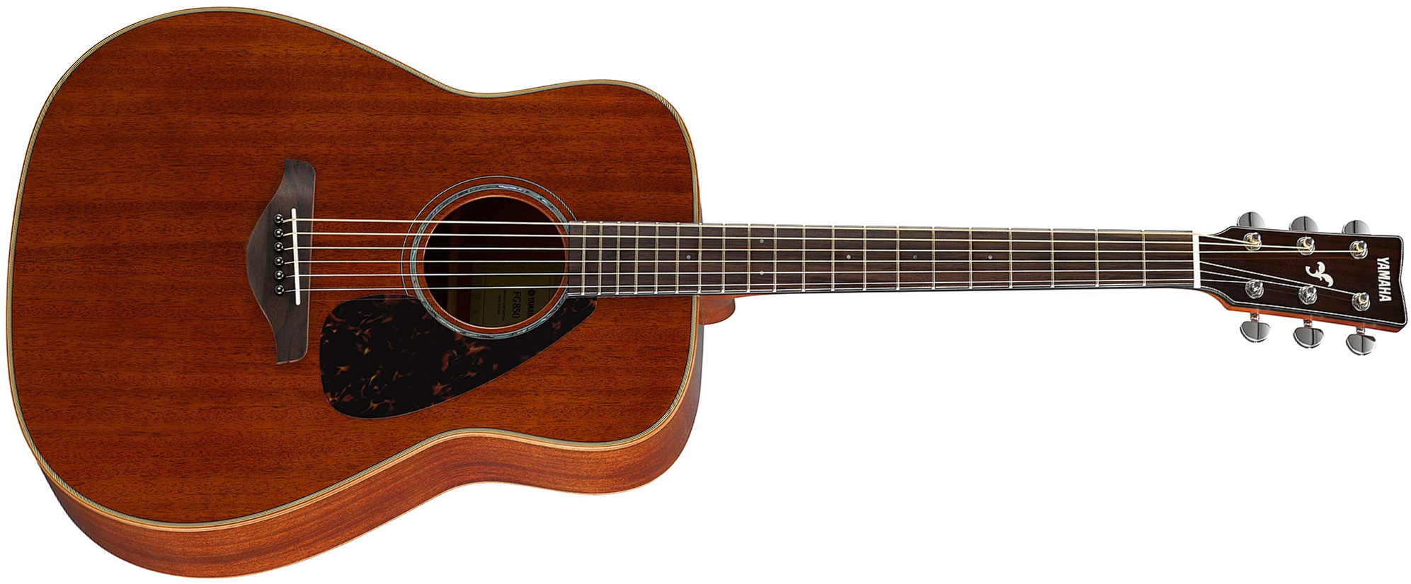 Yamaha Fg850 Nt Dreadnought Tout Acajou 2016 - Natural Gloss - Acoustic guitar & electro - Main picture