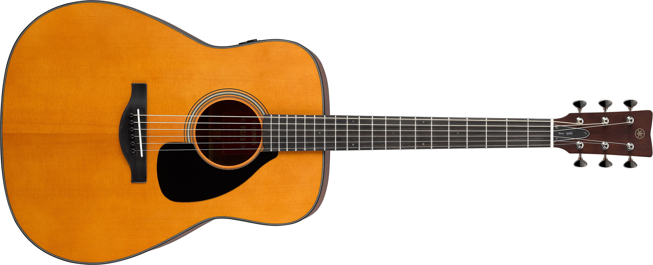 Yamaha Fgx3 Red Label Dreadnought Epicea Palissandre Eb - Heritage Natural - Acoustic guitar & electro - Main picture