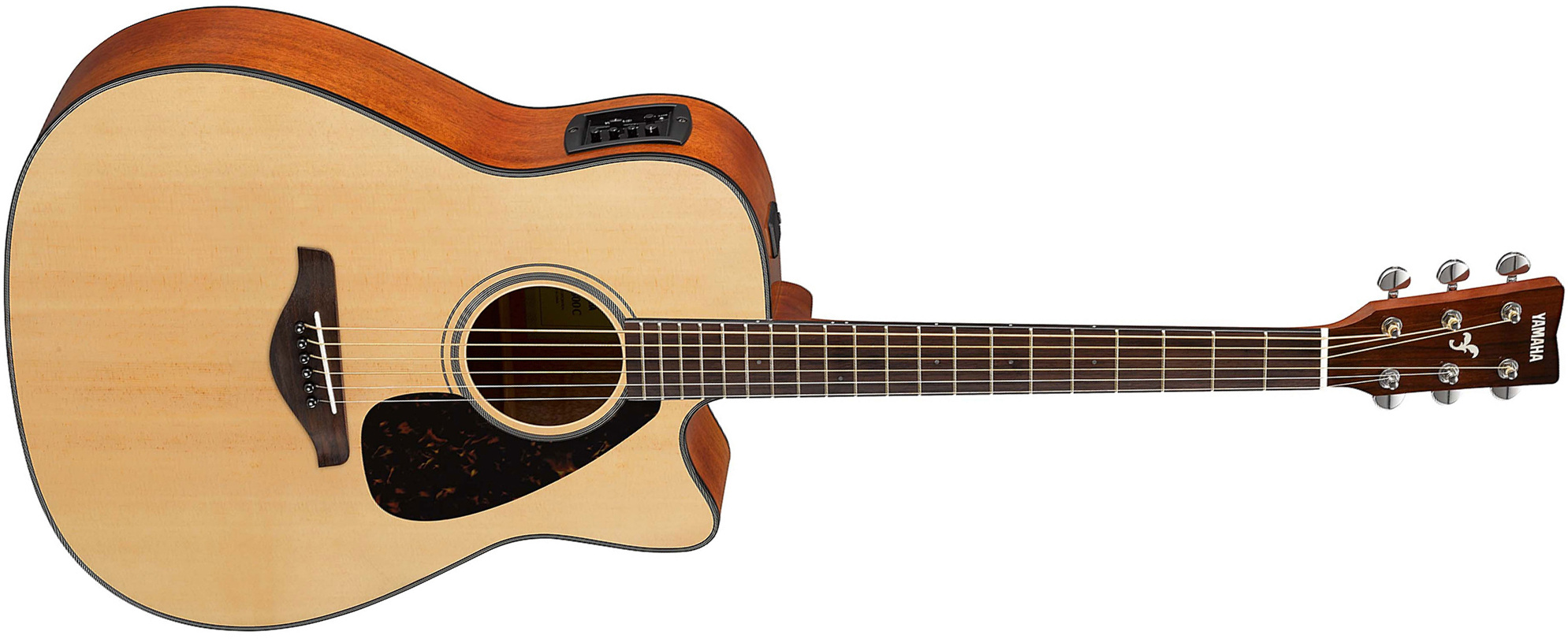 Yamaha Fgx800c Nt Dreadnought Cw Epicea Nato 2016 - Natural - Electro acoustic guitar - Main picture