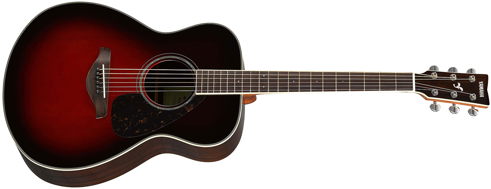 Yamaha Fs830 Tbs 2016 Concert - Tobacco Brown Sunburst - Acoustic guitar & electro - Main picture