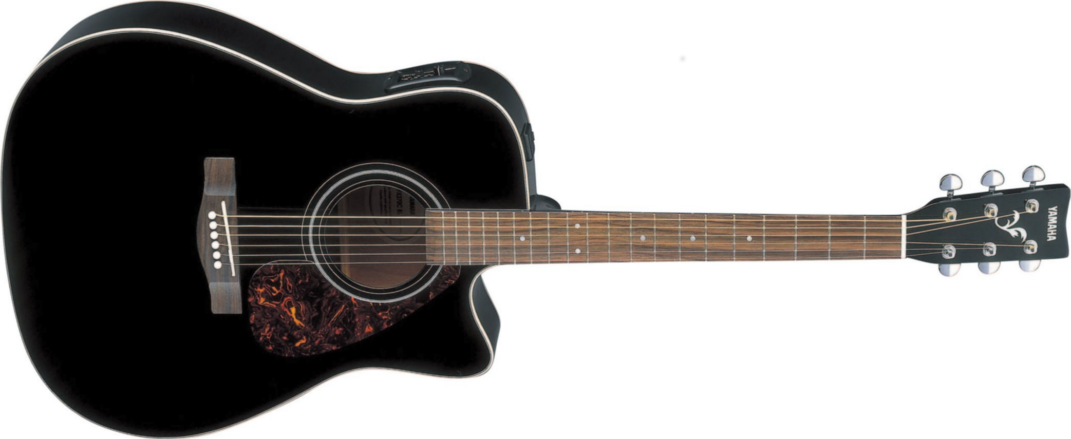 Yamaha Fx370c - Black - Electro acoustic guitar - Main picture