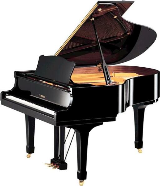 Yamaha Gc2 A Queue - Noir Brillant - Upright piano - Main picture