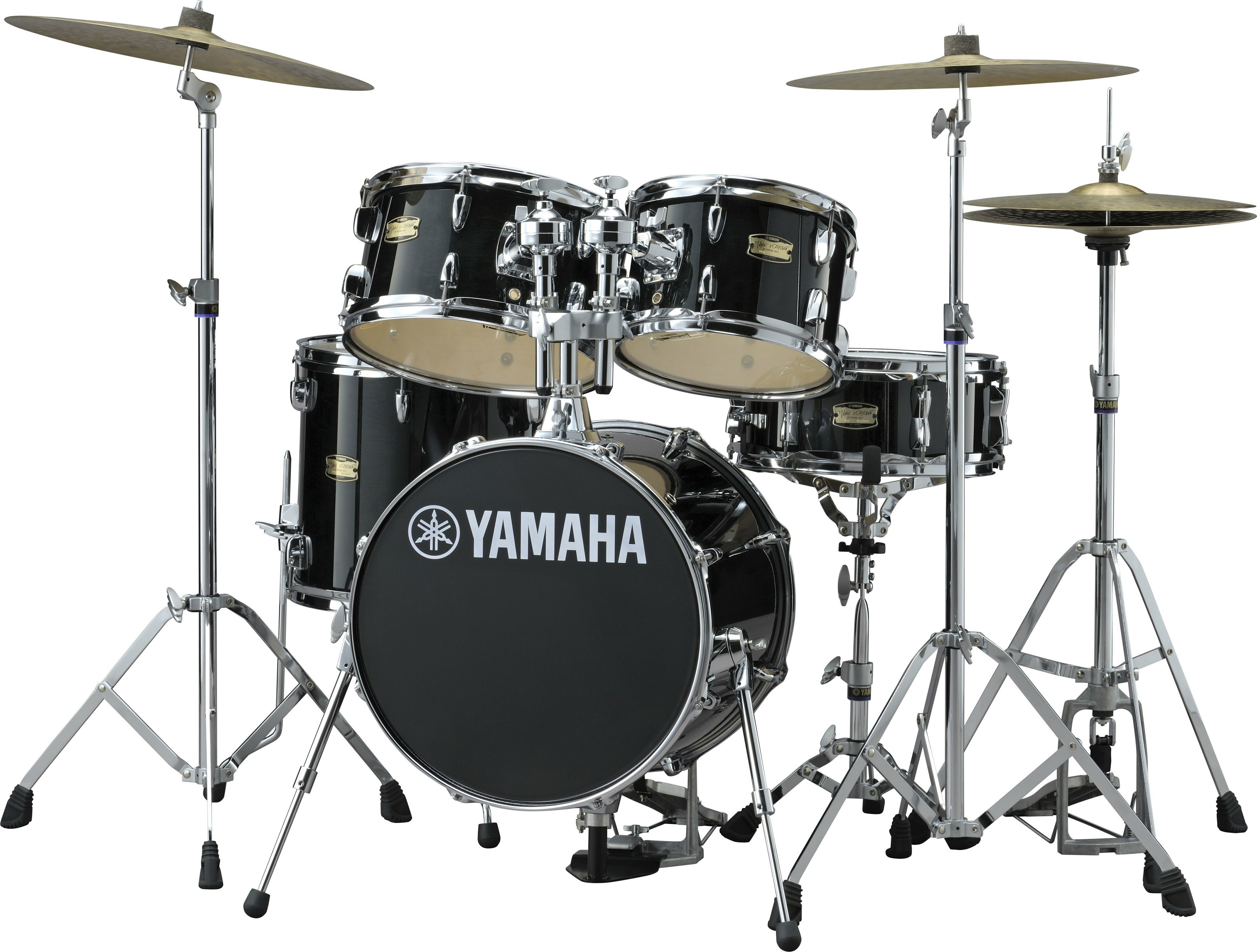 Yamaha Kit Junior Manu Katche - 4 FÛts - Raven Black - Junior drum kit - Main picture