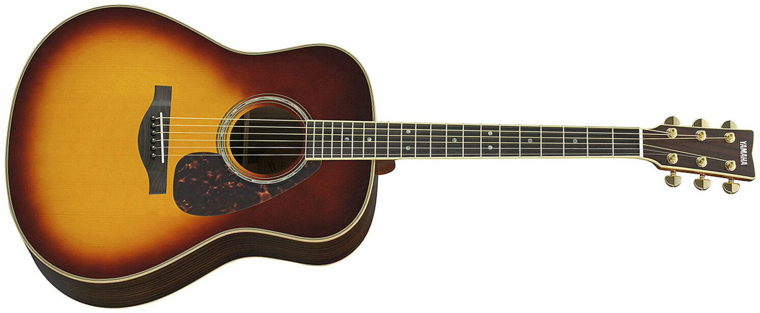 Yamaha Ll16 Are Jumbo Epicea Palissandre Eb - Brown Sunburst - Electro acoustic guitar - Main picture