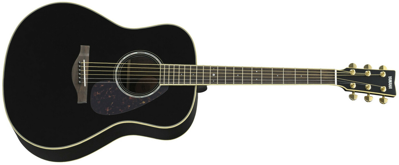 Yamaha Ll6 Are - Black - Electro acoustic guitar - Main picture