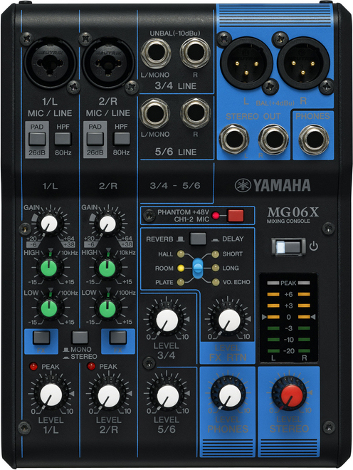 Yamaha Mg06x - Analog mixing desk - Main picture