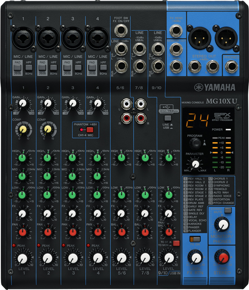Yamaha Mg10xu - Analog mixing desk - Main picture