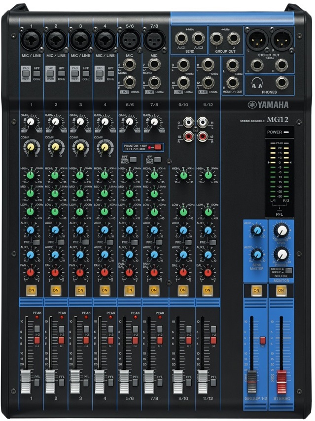 Yamaha Mg12 - Analog mixing desk - Main picture