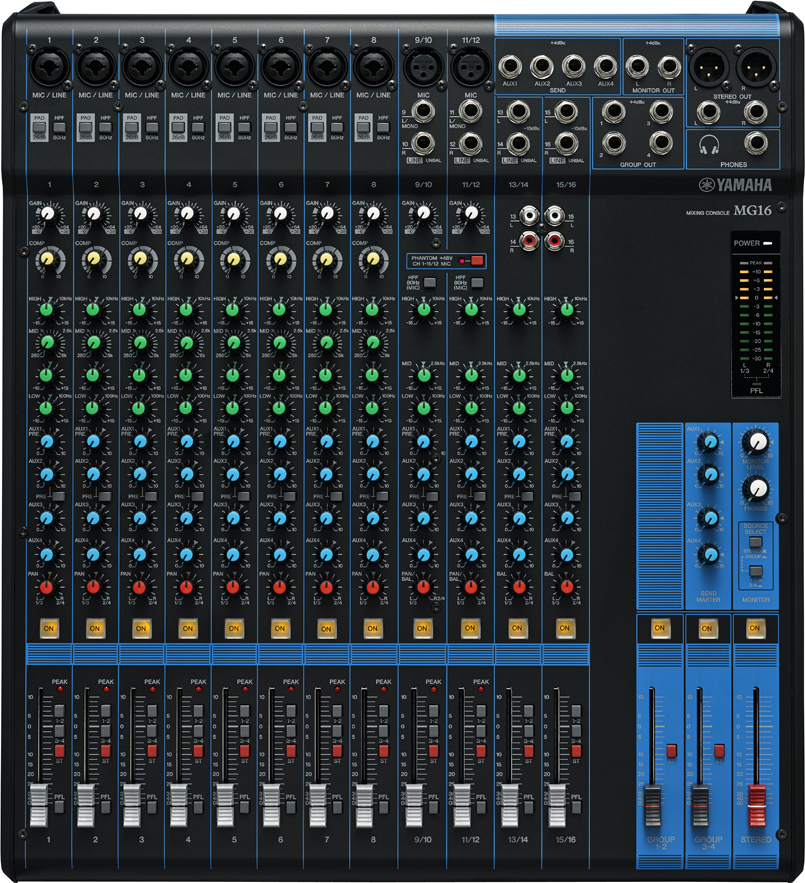 Yamaha Mg16 - Analog mixing desk - Main picture