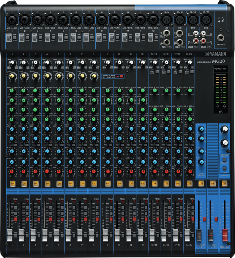 Yamaha Mg20 - Analog mixing desk - Main picture