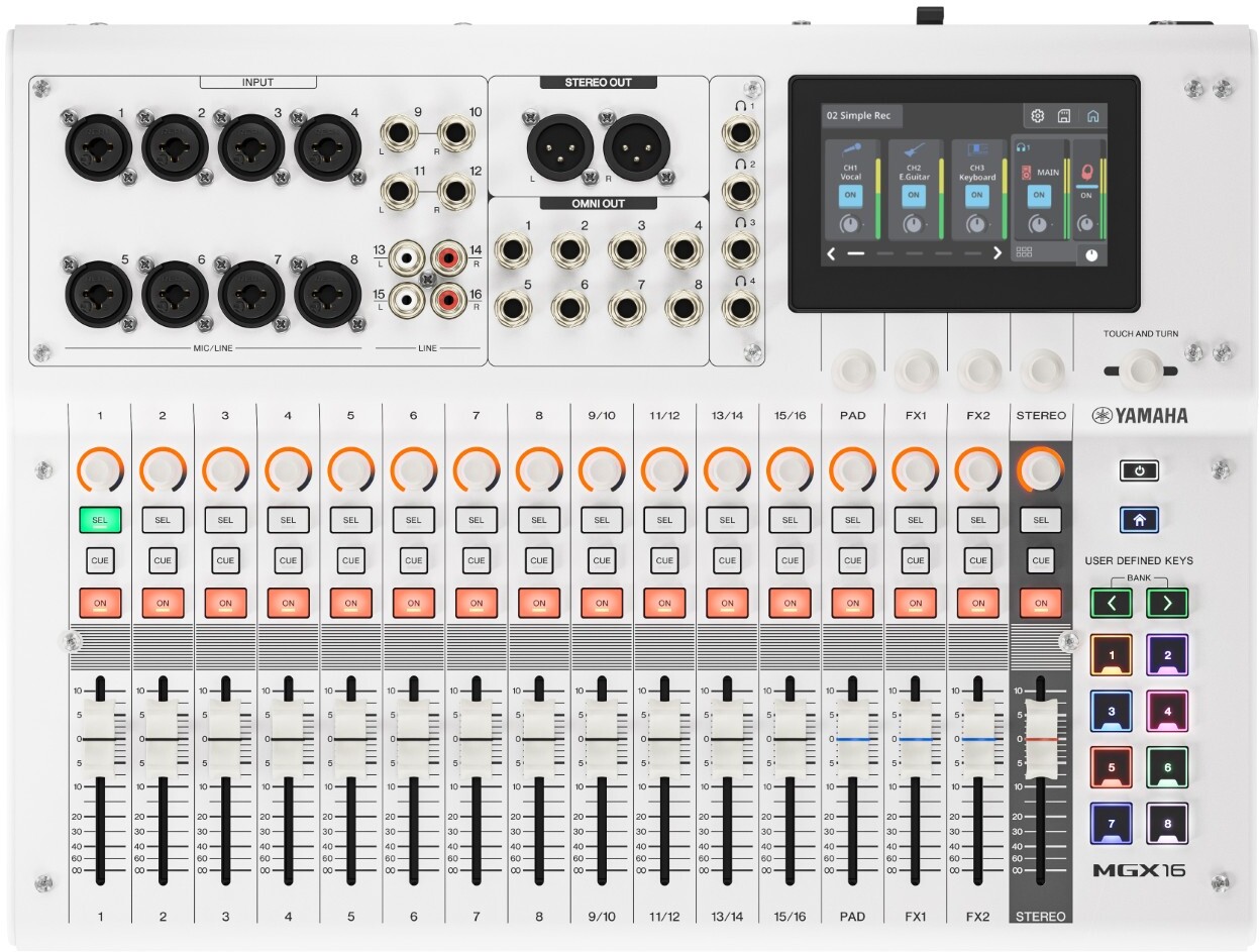 Yamaha Mgx16 White - Digital mixing desk - Main picture