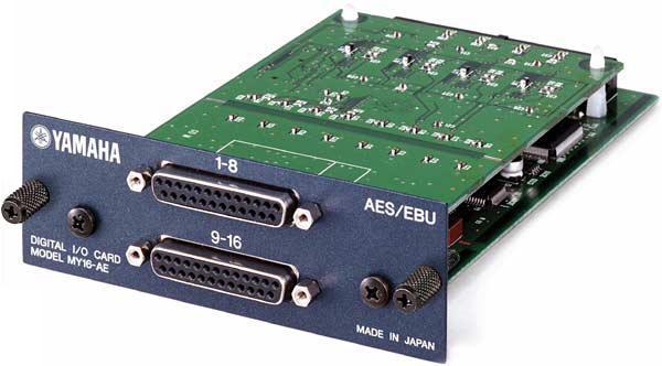 Expansion cards for mixing desk Yamaha MY16AE