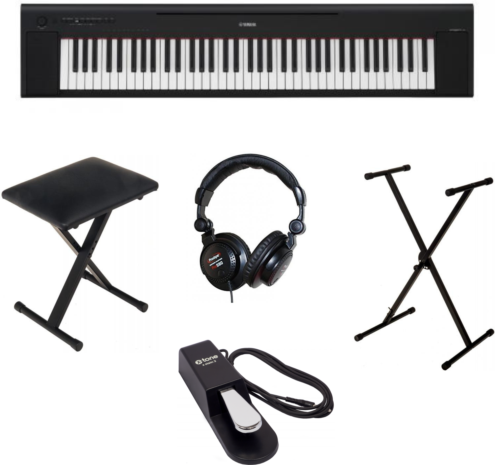 Yamaha Np-35 B + Stand + Casque + Pedale + Banquette - Portable digital piano - Main picture