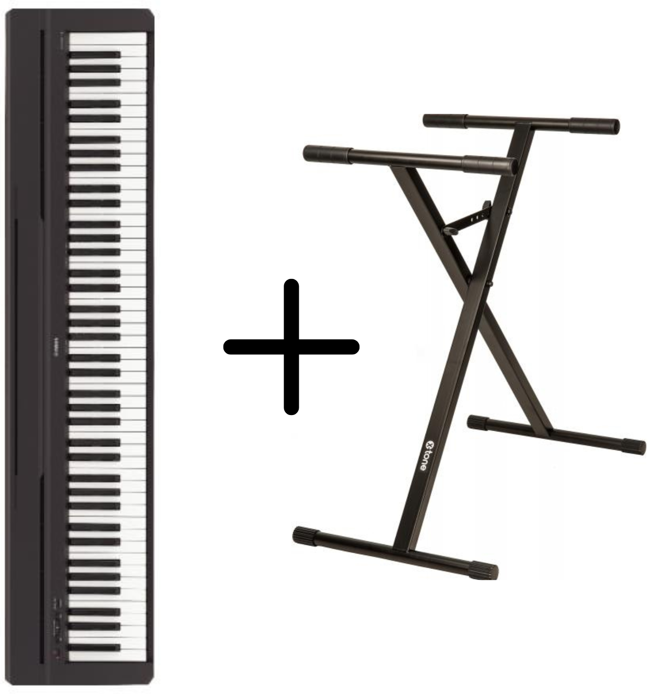 Yamaha P-45 Black  + Stand Premium - Black - Portable digital piano - Main picture