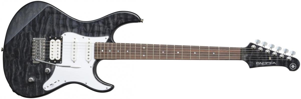 Yamaha Pacifica PAC212VQM - translucent black Solid body electric