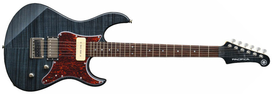 Yamaha Pacifica Pac611hfm Tbl Rw - Translucent Black - Str shape electric guitar - Main picture