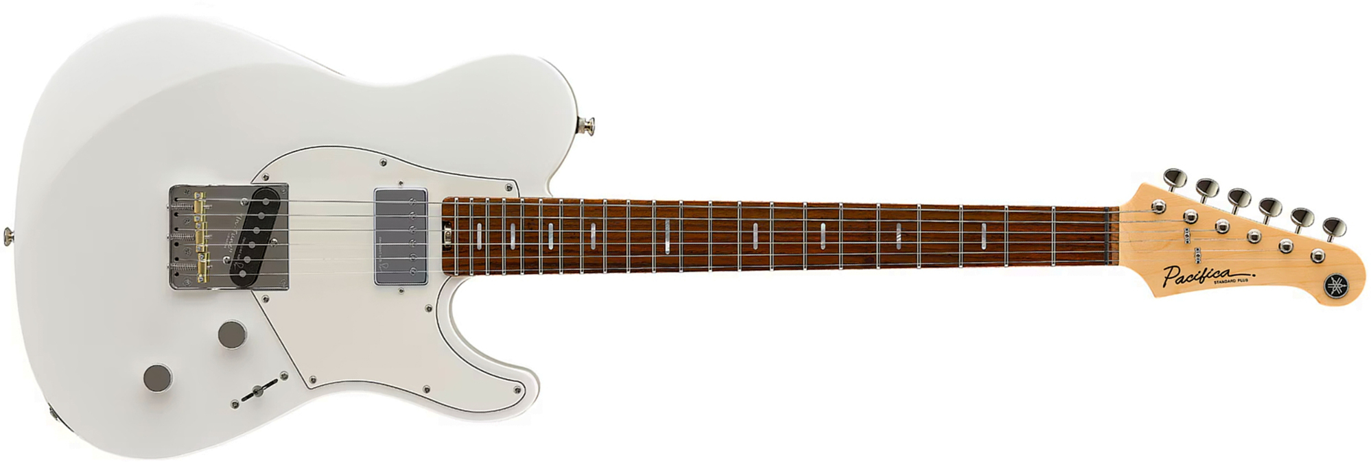 Yamaha Pacifica Sc Standard Plus Pacs+11s Hs Ht Rw - Shell White - Tel shape electric guitar - Main picture