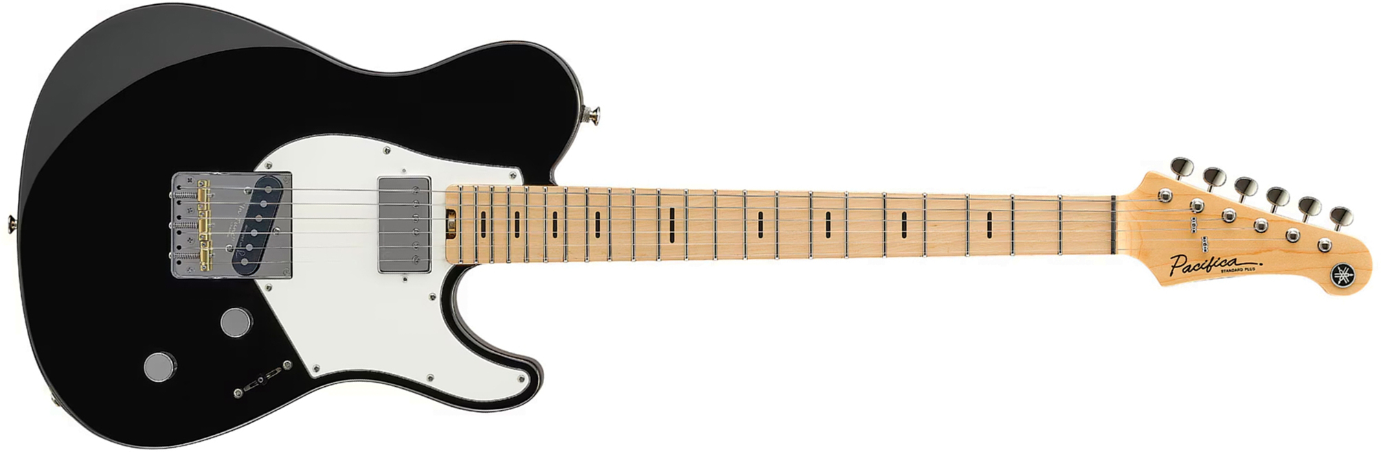 Yamaha Pacifica Sc Standard Plus Pacs+11sm Hs Ht Mn - Black - Tel shape electric guitar - Main picture