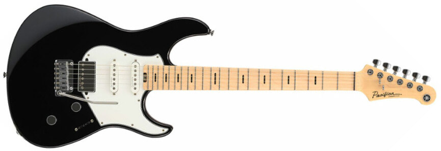 Yamaha Pacifica Standard Plus Pacs+12m Trem Hss Mn - Black - Str shape electric guitar - Main picture