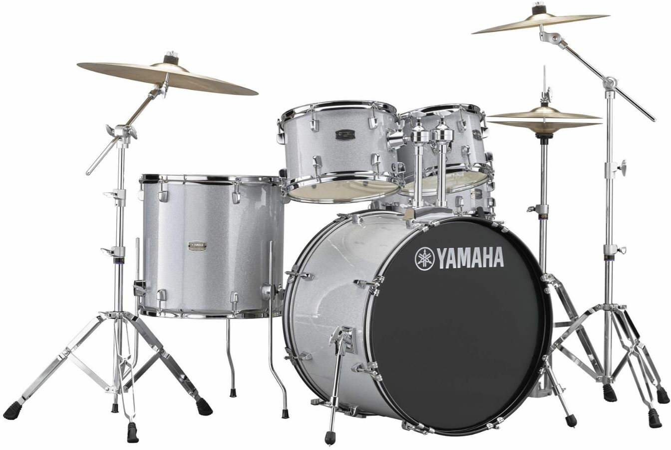 Yamaha Rdp0f5 Rydeen Fusion 20 - Silver Glitter - Rock drum kit - Main picture