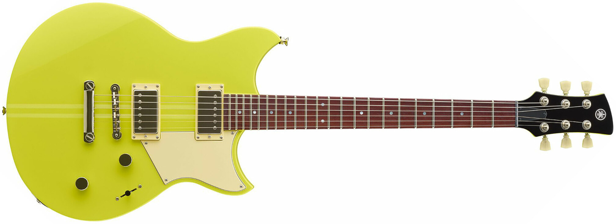 Yamaha Rse20 Revstar Element Hh Ht Rw - Neon Yellow - Double cut electric guitar - Main picture