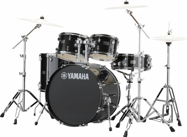 Yamaha Rydeen Stage 22 + Cymbales - 4 FÛts - Black Glitter - Strage drum-kit - Main picture