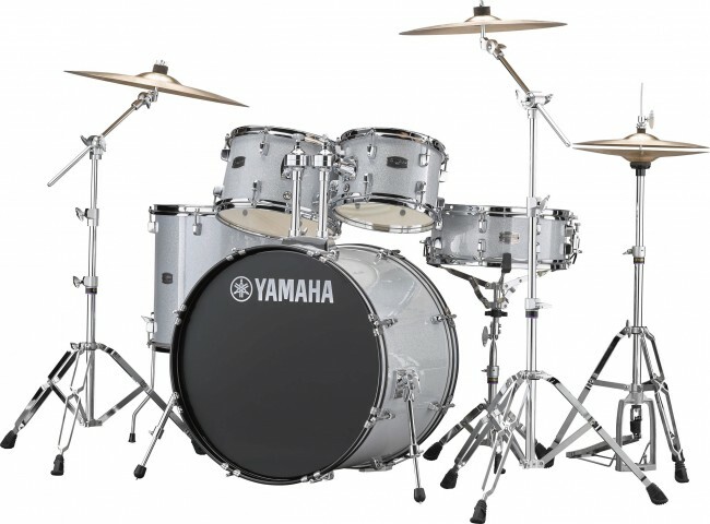 Yamaha Rydeen Stage 22 + Cymbales - Silver Glitter - Strage drum-kit - Main picture