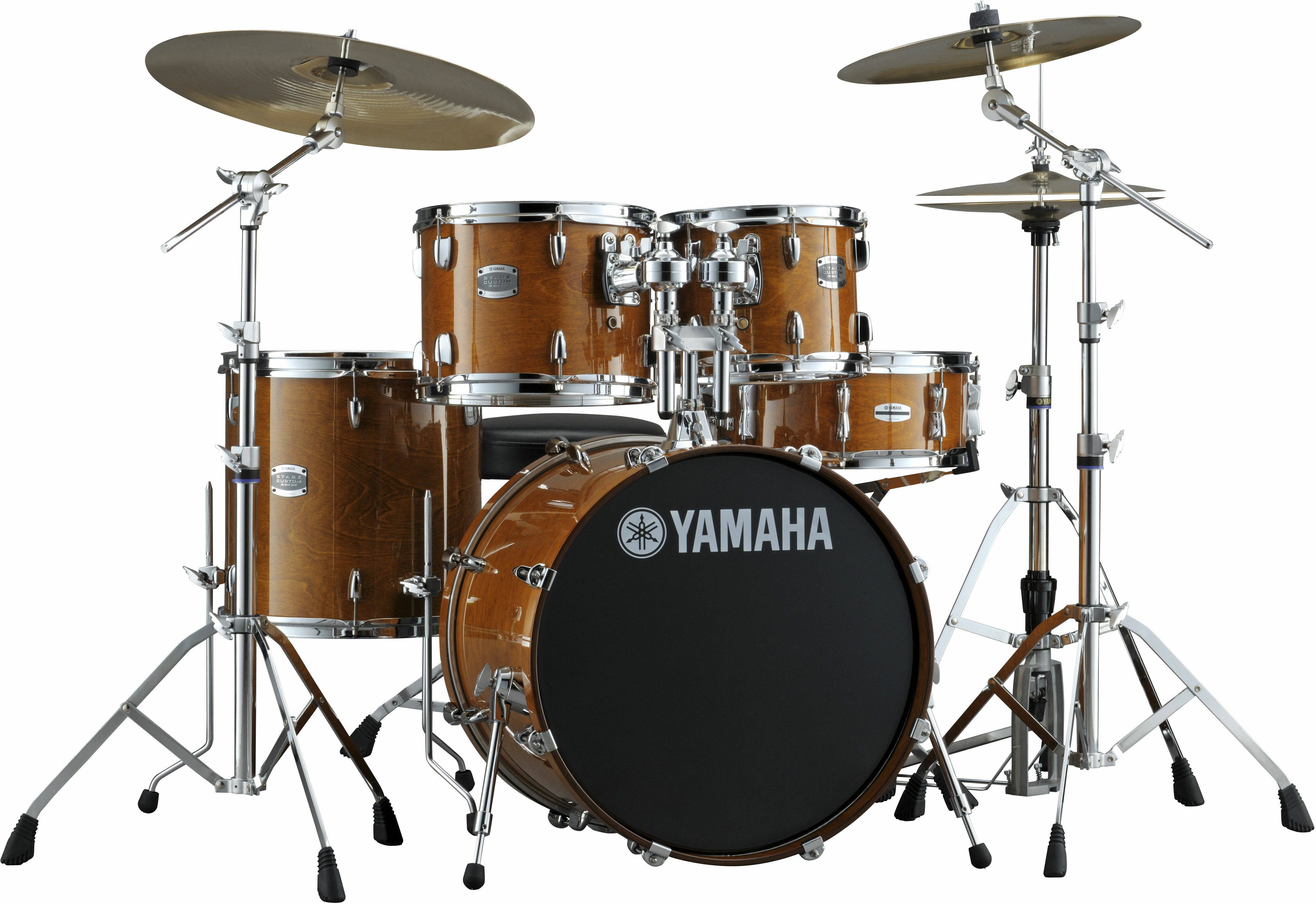 Yamaha Stage Custom Birch Fusion 22 - 5 FÛts - Honey Amber - Fusion drum kit - Main picture