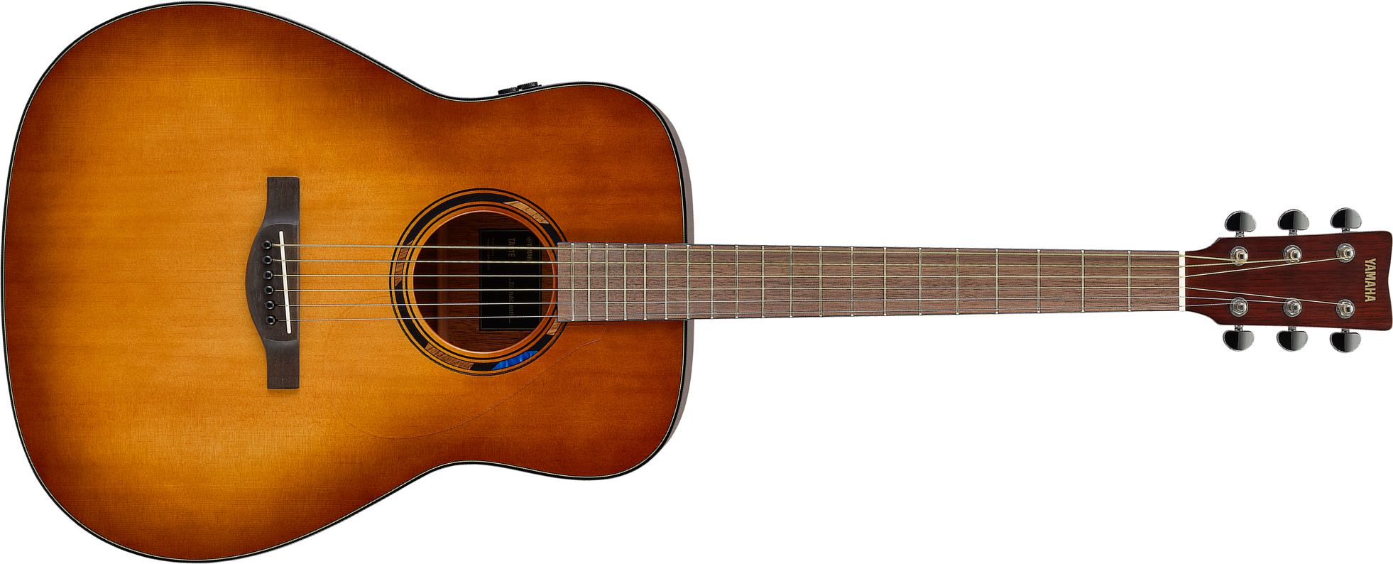 Yamaha Tag1e Transacoustic Dreadnought Epicea Acajou Noy - Sand Burst - Folk guitar - Main picture