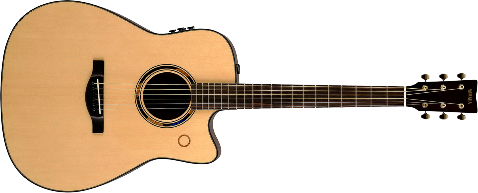 Yamaha Tag3c Transacoustic Dreadnought Cw Epicea Acajou Eb - Natural - Folk guitar - Main picture