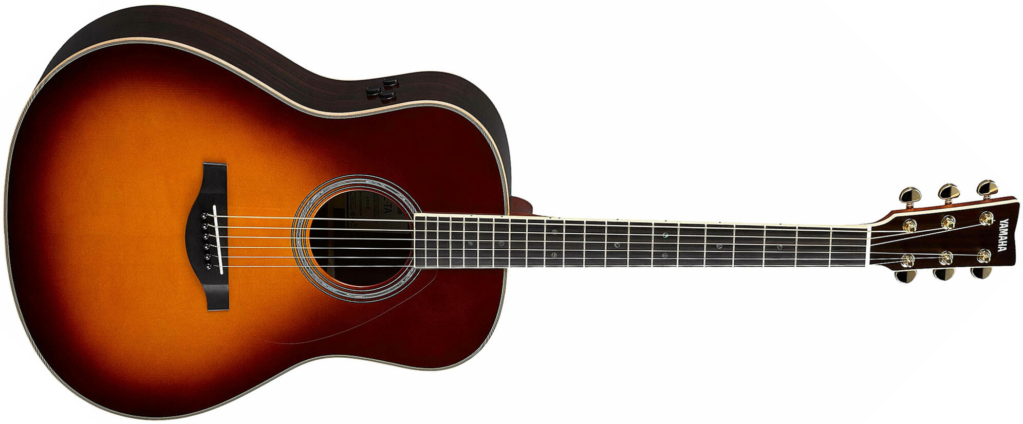 Yamaha Transacoustic Ll-ta Dreadnought Epicea Palissandre Eb 2016 - Brown Sunburst - Acoustic guitar & electro - Main picture