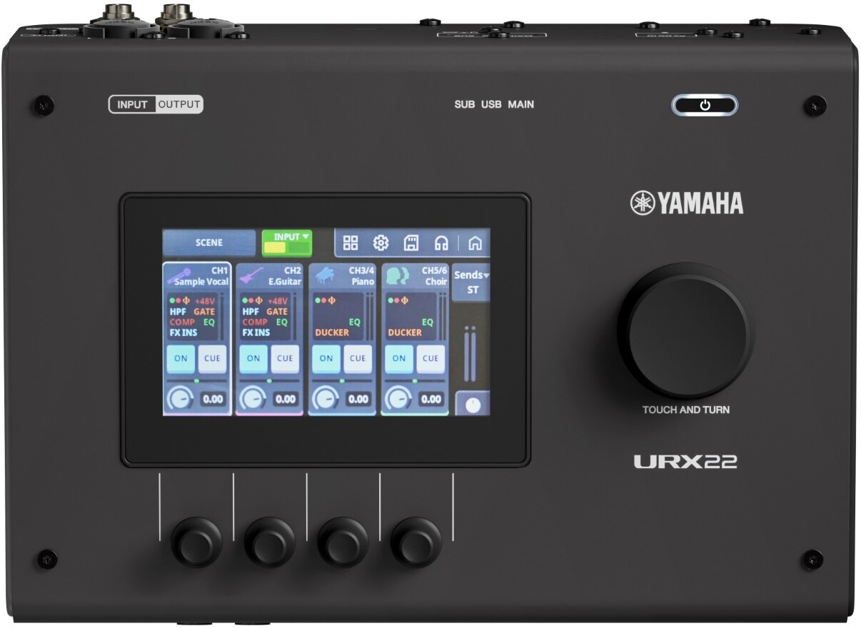 Yamaha Urx 22 Black - USB audio interface - Main picture