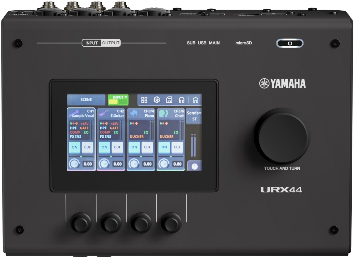 Yamaha Urx 44 Black - USB audio interface - Main picture