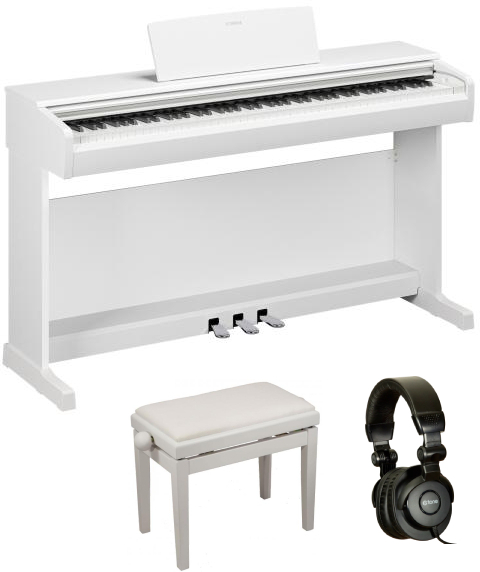 Yamaha Ydp-146 Blanc  + Banquette + Casque - Blanc - Keyboard set - Main picture