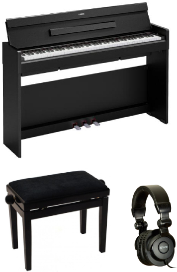 Yamaha Ydp-s36 Noir  + Banquette Noir LaquÉ + Casque X-hp1 - Noir - Keyboard set - Main picture