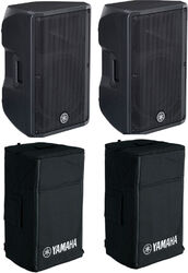 Complete pa system Yamaha 2 x DBR12 + Housses