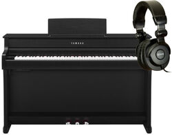 Keyboard set Yamaha CLP-835 black  + casque X-HP1 - Laqu? noir