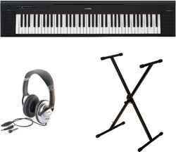 Portable digital piano Yamaha NP-35 B + Stand Clavier + Casque