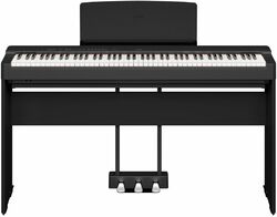 Portable digital piano Yamaha P-225 Black  + L-200 B + LP-1 pédalier pour P225