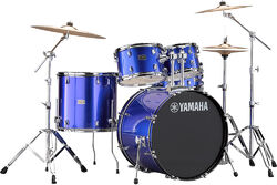 Strage drum-kit Yamaha Rydeen Stage 22 + Cymbales - 4 shells - Fine blue